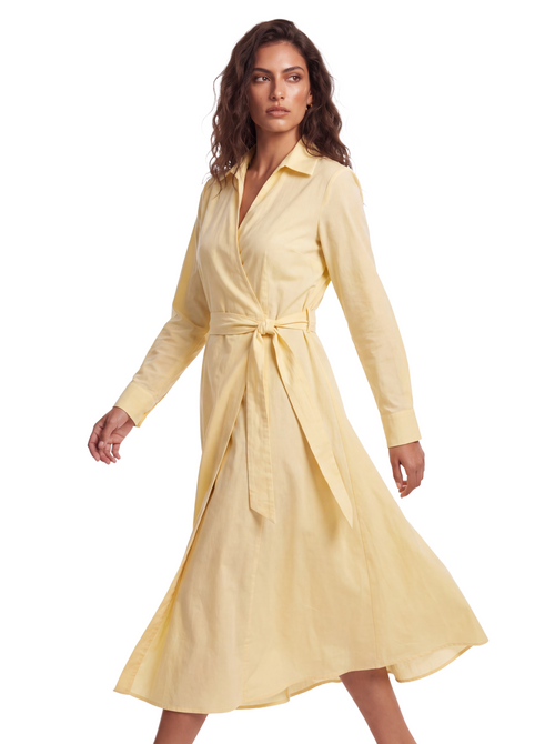 PYELLOW Aria Wrap Dress