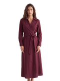 BURGUNDY Aria Wrap Dress